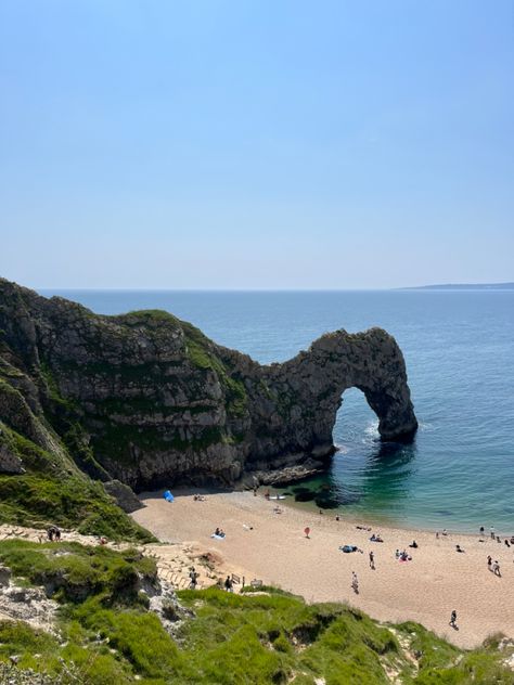 #beach #durdledoor #dorset #arch #aesthetic #sea #travel #UK Arch, Travel