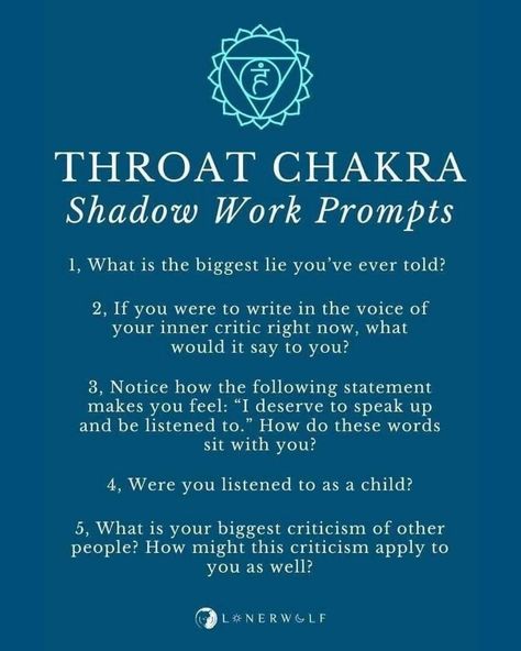 Shadow Work Prompts, Shadow Work Spiritual, The Throat Chakra, Throat Chakra Healing, Chakra Health, Healing Journaling, Low Estrogen, Chakra Affirmations, Estrogen Dominance