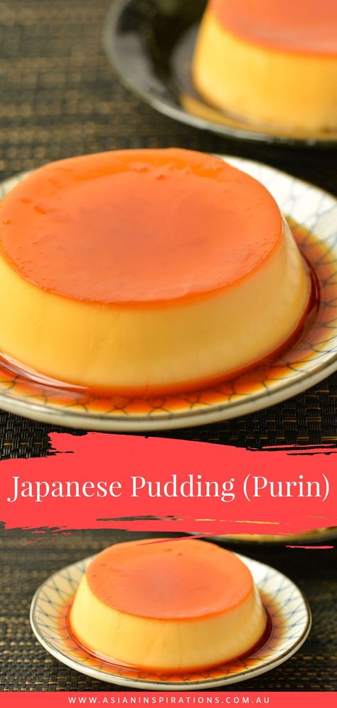 Japanese Pudding Recipe, Japanese Custard Pudding, Japanese Custard, Desserts Japanese, Kare Raisu, Japanese Pudding, Fruit And Whipped Cream, Easy Pudding Recipes, Japanese Dessert Recipes