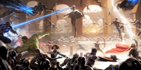 Ultron Concept Art, Age Of Ultron Comic, Ultron Comic, Lantern Show, Marvel Nova, Marvel Concept Art, Avengers Age Of Ultron, Avengers Comics, Young Avengers