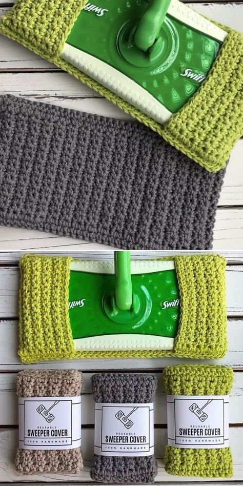 Crochet Practical Projects, Free Kitchen Crochet Patterns, Crochet Ideas To Sell Projects, Crochet Cast Iron Handle Cover Pattern, Crochet Fridge Handle Cover, Simple Things To Crochet And Sell, Flat Crochet Projects, Crochet House Items, Free Home Crochet Patterns