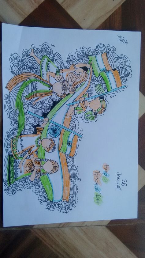 My Country My Pride India Drawing, My Country My Pride India Poster, My India My Pride Poster, Independent Day Sketch, Desh Bhakti Drawings, Drawing Ideas For Republic Day, Poster On Republic Day, Republic Day Sketch, Patriotic Drawings India