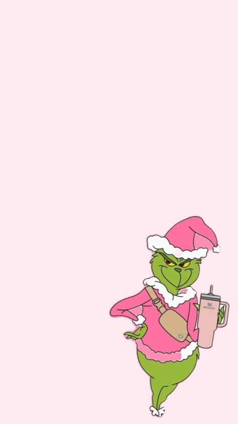 A great Christmas wallpaper! Christmas Wallpaper Aesthetic Cartoon, Girly Christmas Wallpaper Iphone, Grinch Wallpaper Aesthetic, Christmas Cartoon Aesthetic, Cute Wallpapers Christmas, Grinch Background, The Grinch Wallpaper, Christmas Wallpaper Grinch, Cool Christmas Wallpapers