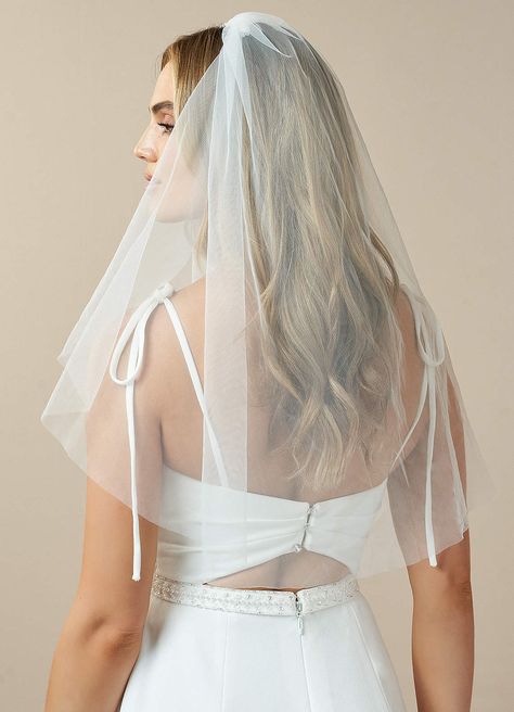 What do you think of the Talia Elbow Length Veil, come check them out! https://m.azazie.com/products/talia-elbow-length-veil?color=ivory Elbow Veil Hair Down, Veil Hair Down, Elbow Veil, Veil Color, Veil Hair, Elbow Length Veil, Wedding News, Hair Down, Dress Inspo