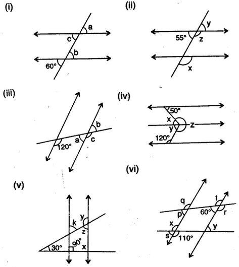 Selina Concise Mathematics Class 7 ICSE Solutions Chapter 14 Lines and Angles - CBSE Tuts  #ICSESolutions #Concisemathsclass7 #Concisemathsclass7linesandanglesincludingconstructionofangles Lines And Angles Worksheet Class 7, Circle Theorems, Math Fractions Worksheets, Angles Worksheet, Lines And Angles, Maths Exam, Geometry Worksheets, Mathematics Worksheets, Gk Questions And Answers