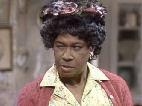 LaWanda Page as Aunt Esther Female Stereotypes, Angry Black Woman, Aunt Esther, Uncle Fester, Uncle Jesse, Mary Tyler Moore Show, Sanford And Son, Dream Of Jeannie, Black Consciousness