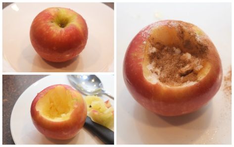 Microwave Baked Apple | Just Microwave It Baked Apples In Microwave, Microwave Baked Apples, Microwave Apples, Microwave Baking, Baked Apple, Low Carb Baking, Cooked Apples, Granny Smith, Baked Apples