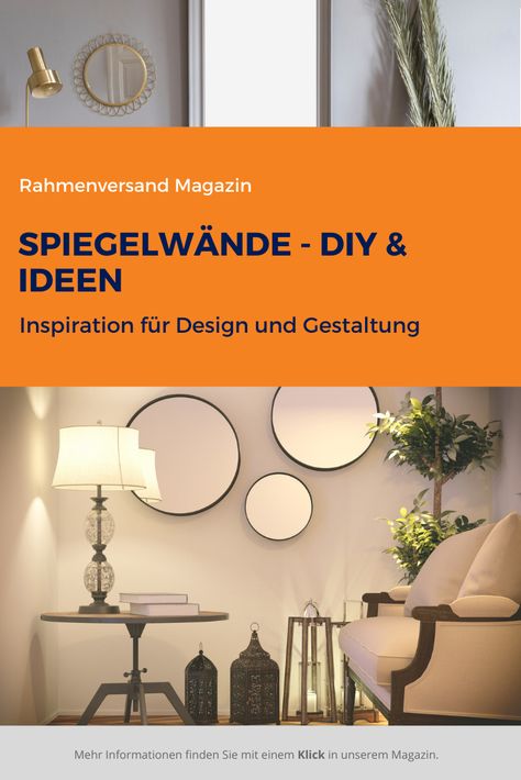 Spiegelwände - DIY und Gestaltung Home Decor Decals, Home Decor, Design, Home Décor