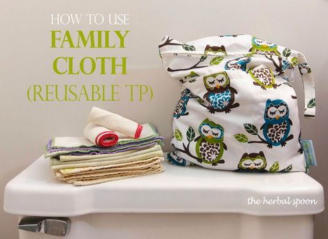 Looking for a toilet paper alternative? Say hello to family cloth reusable toilet paper. It's eco-friendly and you won't run out of TP again. Reusable Toilet Paper, Family Cloth, All About Family, Mocha Recipe, Homemade Bubbles, Cloth Wipes, Herbal Oil, Wet Bag, About Family