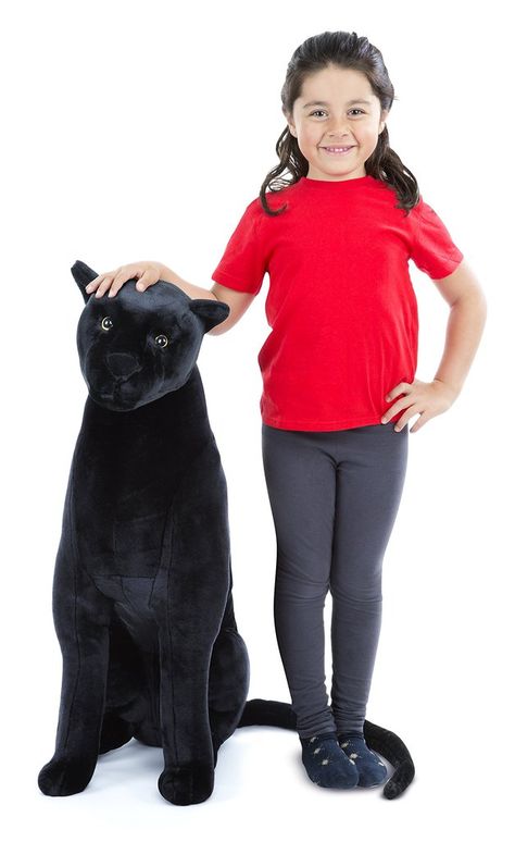 Tiger Stuffed Animal, Giant Stuffed Animals, Giant Plush, Big Plush, Black Jaguar, Melissa And Doug, Teddy Bear Stuffed Animal, Melissa & Doug, Plush Animals