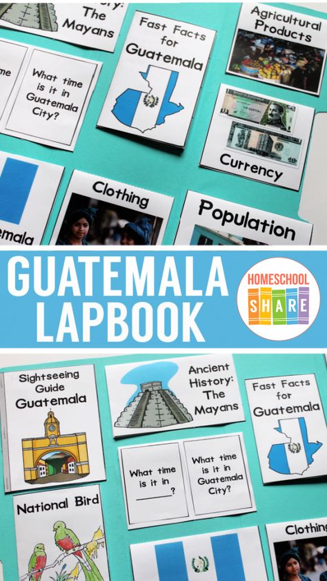 Hispanic Heritage Projects, Mayan Language, Spanish School, Country Studies, Cultural Crafts, Teaching Geography, Spanish Speaking Countries, Guatemala City, Fast Facts