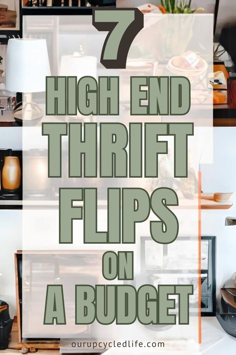 Don't toss those treasures! ✨ This video is bursting with inspiration for transforming your thrift store finds into gorgeous home decor.  From furniture makeovers to wall art, discover 7 creative DIY upcycle ideas to add unique personality to your space on a budget! #upcycledhomedecor #diycrafts #thriftstorefinds Thrift Flip Furniture, Thrift Flip Decor, Thrift Store Upcycle Decor, Thrift Store Haul, Upcycled Home, Thrift Store Upcycle, Thrift Store Diy, Thrift Flips, Thrift Store Furniture