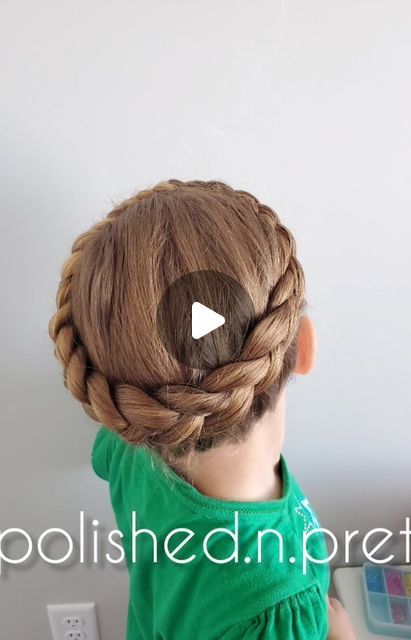 Crown Hairstyles For Kids, Gymnastics Hairstyles For Practice, Princess Braid Hairstyles, Kids French Braids, Braid Ideas For Kids, Simple Braided Hairstyles For Kids, Easy Braid Crown Tutorial, Braided Hair Crown, Coronet Braid