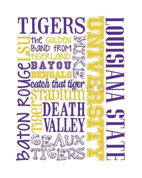 Lsu Svg, Lsu Art, Lsu Party, Lsu Tigers Art, Louisiana Tattoo, Lsu Gameday, Tattoo Silhouette, Lsu Shirt, Tigers Svg