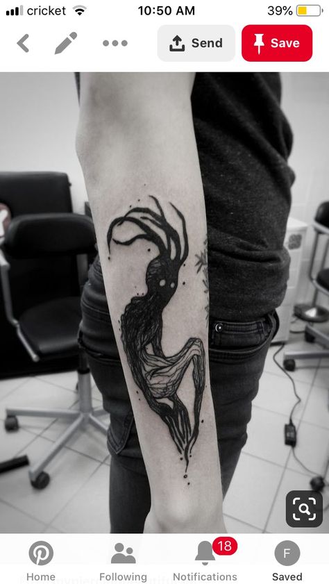 Gotik Tattoo, Satanic Tattoos, Shadow Tattoo, Monster Tattoo, Health Tattoo, Evil Tattoos, Scary Tattoos, Inspiration Tattoos, Creepy Tattoos