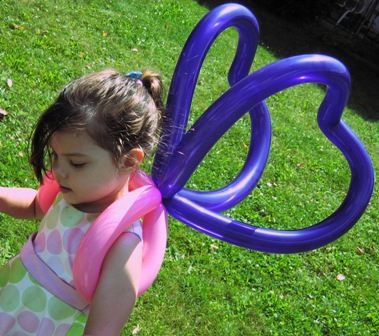 Balloon Animal Ideas, Balloon Wings, Balloon Twisting Ideas, Easy Balloon Animals, Balloon Butterfly, Cat Balloon, Festa Power Rangers, Balloon Hat, Cat Balloons