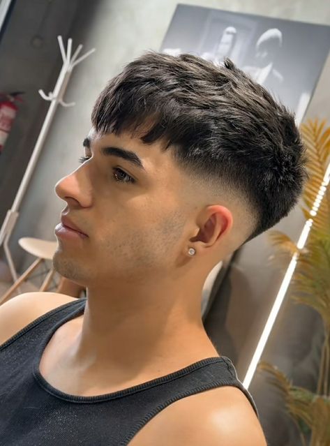 Low Taller Fade, Good Short Haircuts For Men, Hair Cuts For Straight Hair For Man, Short Hairstyles For Straight Hair Men, 16 Guard Buzz Cut Taper, Short Straight Mens Haircut, Trendy Mens Haircuts For Straight Hair, Haircut Men Big Forehead, Haircut For Straight Hair Boys