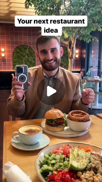 Camera Tricks Tips Mobile on Instagram: "Restaurant Food Video idea 💡🍔 
Credits: @camera_bro_
.
Tag a friend who needs to try this shot 
.
Save this Post and try it 
.
Support & Follow & like, Comment 
.
Selected by :@akif_saleem_
.
#reels #photography #mobile #phone #tutorial" Restaurant Food Video, Video Tricks, Instagram Restaurant, Camera Tricks, Photography Mobile, Food Video, Shots Ideas, Id Card Template, It Support