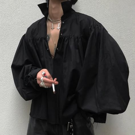 Street Emo Aesthetic, Vampire Inspired Outfits Men, Vampire Aesthetic Men, Modern Vampire Outfit Men, Whimsigoth Men, Vampire Outfit Men, Warlock Fashion, Vampire Clothes, Masc Outfits