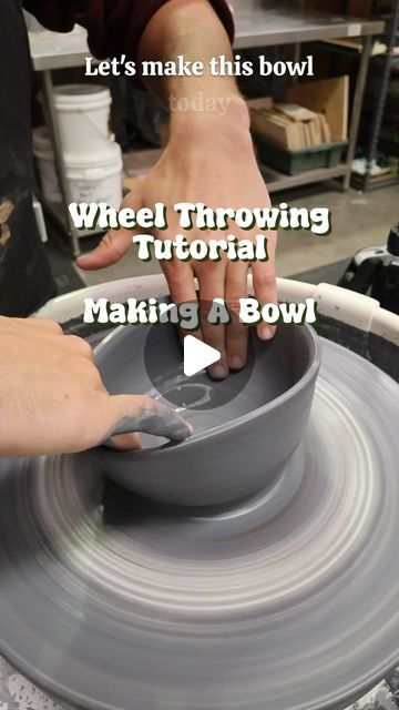 TMC Pottery Australia on Instagram: "Have you ever made a bowl using this technique before?  Generally, I pull my bowls up from the base upwards, slowly bringing the clay out to get the shape but this time around, I decided to actually open it from the inside out to see whether or not it would give me a different look  One of the most important things when you are with throwing is to constantly try new techniques and figure out new ways, you can do the same thing. For this particular bowl, I decided to shape it a little differently, which ended up making it one of the most consistent bowls in terms of proportion I’ve made!  This may be a new way that I make these shapes on the wheel head. Let me know how you make yours?! Or if this is a similar technique that you use, and as always, hope y Glazing On The Wheel, Beginning Wheel Throwing, Pottery Decorating Techniques, Throw A Bowl On Wheel, Wheel Clay Ideas, Beginner Wheel Throwing, How To Throw Pottery On A Wheel, Throwing A Bowl On The Wheel, Throwing Bowls Pottery Wheel