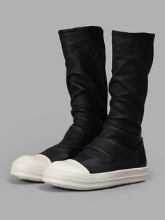 Rick Owens Sneakers, Rick Owens Men, Sock Sneakers, Cyberpunk Fashion, Mood Board Fashion, Sneakers Men Fashion, Dark Fashion, Character Outfits, Rick Owens