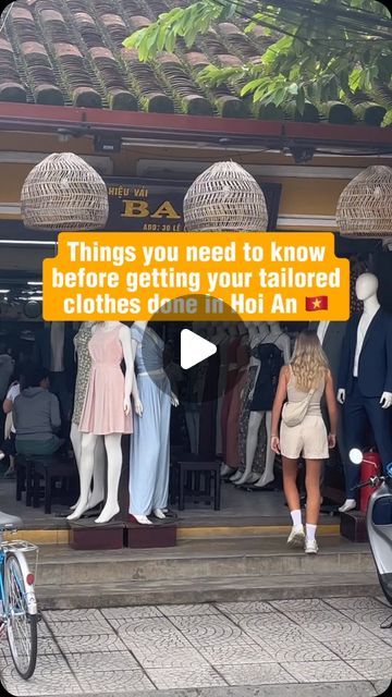 Meetup Vietnam on Instagram: "✂️ Top things to know about getting tailored clothes in Hoi An! From timing to materials, get the best tips for your custom outfits.

#MeetUpHoiAn #solotravel #hoian #hoianancienttown #bucketlist #backpackingvietnam #vietnamitinerary #thingstodoinvietnam" Hoi An Tailor Clothes, Vietnam Travel Outfit, Vietnam Outfit, Hoi An Tailor, Vietnam Itinerary, Vietnam Backpacking, Custom Outfits, Tailored Clothes, Hanoi Vietnam