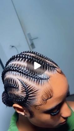 Six Stitch Braids With Design, Corn Rolls Braids, Cute Cornrow Hairstyles, Cute Stitch Braids, Stitch Braids With Design, Classy Hairstyles, Feed In Braids Hairstyles, Braids Styles, Hair Business