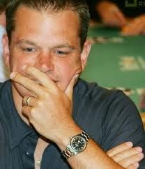 Matt Damon wearing the #Rolex Explorer Bourne Identity, The Bourne Identity, Used Rolex, Faye Dunaway, Gold Rolex, Rolex Explorer, First Encounter, Poker Face, Best Supporting Actor