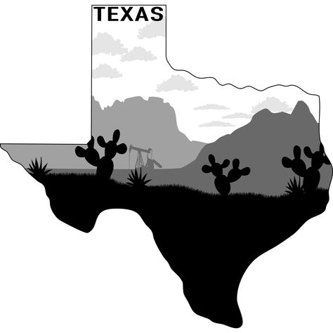 Texas Scenery Tattoo, Texas Outline Tattoo Ideas, Texas Lone Star Tattoo, Texas State Drawing, State Of Texas Outline, Leaf Ideas, Texas Crafts, Insta Highlights, Mountain Tattoo