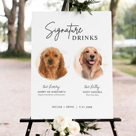 Watercolor Fall Baby Shower Invitation #zazzle #weddinginvitations #birthdayinvitations #babyshowerinvitations #zazzleinvitations #monogram #businesscards #graduation #homedecor Drinks Sign Wedding, Dog Signature Drink, Tea Party Menu, Signature Wedding Drinks Sign, Signature Drink Sign, Cocktail Sign, Drinks Sign, Wedding Signature Drinks, Wedding Dinner Menu