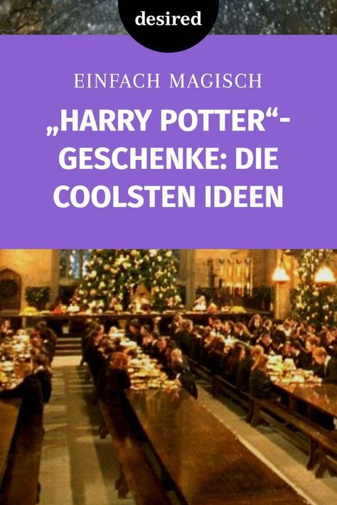 Du wartest immer noch auf deinen Brief aus Hogwarts oder hast Familie oder Freunde, die der Welt von Harry Potter total verfallen sind? Wieso ihnen zu Weihnachten dann nicht eine ganz besondere Freude machen!  „Harry Potter“-Geschenke zaubern einem Fan garantiert ein Lächeln ins Gesicht – wir zeigen dir die coolsten Ideen. #harrypotter #geschenke Harry Potter Weihnachten, Hogwarts, Harry Potter, Fan