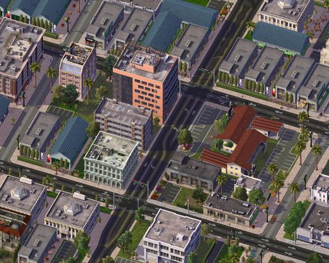 Sims 4 City Mod, Sims 4 City Living Mods, Simcity 4, Ts4 City Living, Simcity Buildit Layout, Simcity Cities Of Tomorrow, Abs And Cardio Workout, Sims Games, Business District