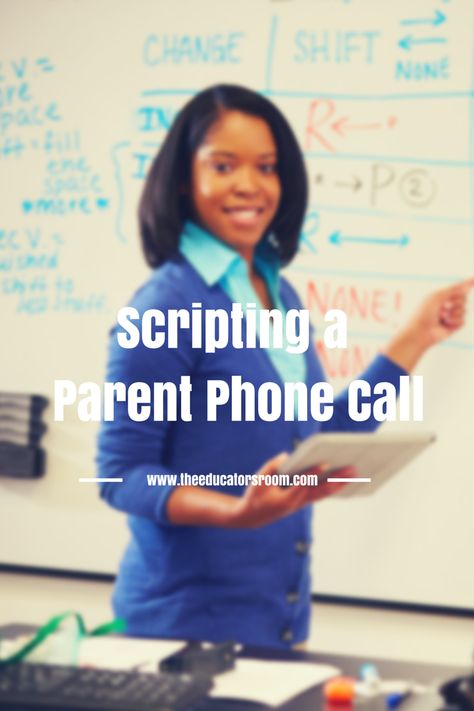 Scripting a Parent Phone CallThe Educator’s Room | Empowering Teachers as the Experts. Behavior Plans, Use Less, Call Mom, I Hope You Know, Parent Communication, Student Behavior, How To Start Conversations, Positive Notes, Phone Call