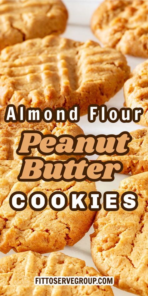 Peanut Butter Oatmeal Cookies With Almond Flour, Baking Almond Flour, Keri Peanut Butter Cookies, Recipes Made With Almond Flour, Easy Recipes With Almond Flour, Keto Peanut Butter Cookies Recipe, Keto Peanut Butter Cookies Coconut Flour, Almond Flour Low Calorie Recipes, Homemade Keto Cookies