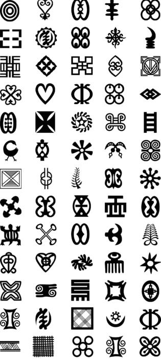 Adinkra symbols of the Akan people of Ghana and the Ivory Coast Ghana Art, Design Symbols, African Symbols, Different Symbols, Native American Symbols, Adinkra Symbols, American Symbols, Logo Luxury, Symbols And Meanings