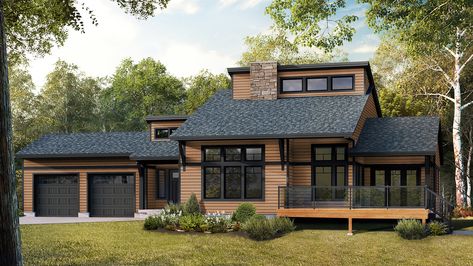 Beaver Homes And Cottages Floor Plans, Lotto Win, Beaver Homes And Cottages, Beaver Homes, Garage Transformation, Lakeside Living, Small Cottages, Cottage Style House Plans, Lake House Plans