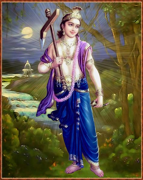 KRISHNA ART Lord Balarama Images, Balarama Avatar, Lord Balram, Lord Balaram, Balram Dau, Chakra Images, Beautiful Landscape Pictures, Kali Hindu, Saraswati Goddess