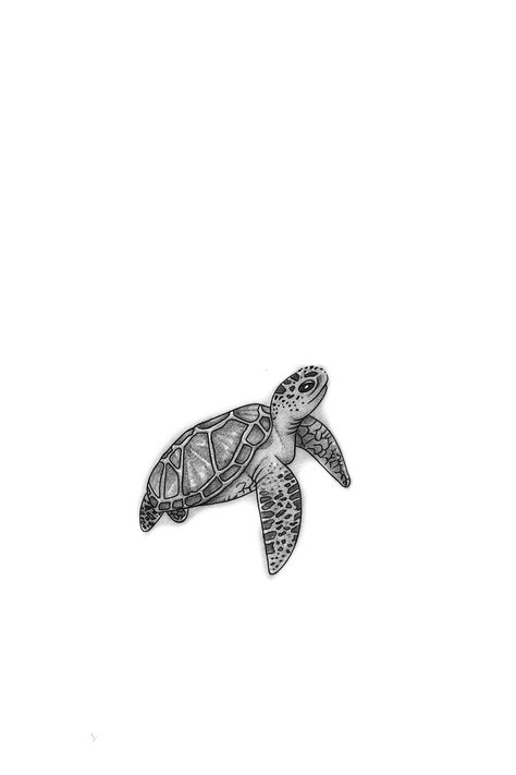 Tortoise Tattoo Design, Mini Turtle Tattoo, Tattoo Sea Turtle, Tattoo Simplistic, Sea Animal Tattoos, Tattoos Turtle, Cute Turtle Tattoo, Turtles Tattoo, 500 Tattoo