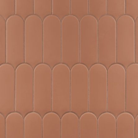 Ivy Hill Tile Aerial 2.83 in. x 7.67 in. Fishscale Matte Ceramic Wall Tile (5.15 Sq. Ft. / Case) | Wayfair Artmore Tile, Cleaning Ceramic Tiles, Exterior Tiles, Cleaning Tile Floors, Shower Style, Fish Scale Pattern, Matte Ceramic, Ceramic Subway Tile, Backsplash Kitchen