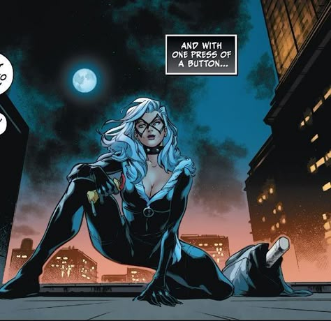 Black Cat Felicia Hardy, Black Cat Comics, Spiderman Black Cat, Felicia Hardy, Black Cat Aesthetic, Black Cat Marvel, Black Cat Art, Cat Pose, Marvel Spiderman Art