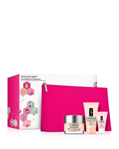 Discover great products at the best prices at Dealmoon. Clinique Moisture Surge Megastars: Hydrating Skincare Gift Set ($73 value). Price:$32.90 Hydrating Skincare, Clinique Skincare, Moisture Surge, Clinique Moisture Surge, Clinique Moisturizer, Overnight Mask, Skin Care Range, Skincare Gift Set, Fragrance Set