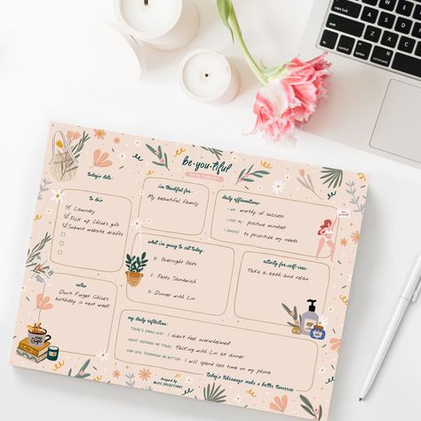 Self Care Notebook, Daily Planner Ideas, Productivity Tracker, Planner Design Ideas, Student Planner Printable, Self Care Journal, Wellness Planner, Self Care Planner, Bullet Planner