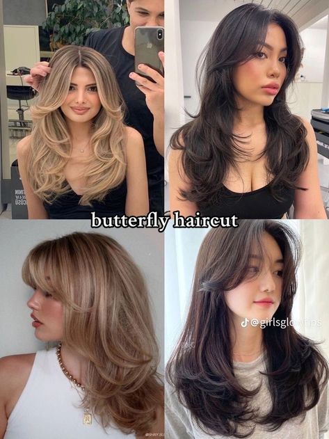 Layered Shaggy Long Hair, Types Of Layered Haircut, Hair Cuts For Long Hair With Layers, Fairy Haircut, Types Of Haircuts, Aesthetic Hairstyles, Haircuts For Long Hair With Layers, Hair Inspiration Long, Hairstyles For Layered Hair