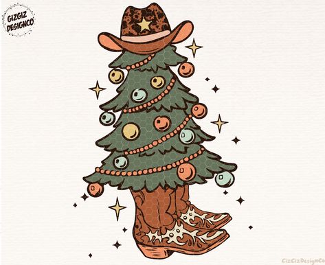 Cowboy Christmas Wallpaper, Christmas Png Images, Cute Christmas Designs, Christmas Cowboy, Cow Wallpaper, Southern Christmas, Christmas Western, Santa Patterns, Cowboy Theme