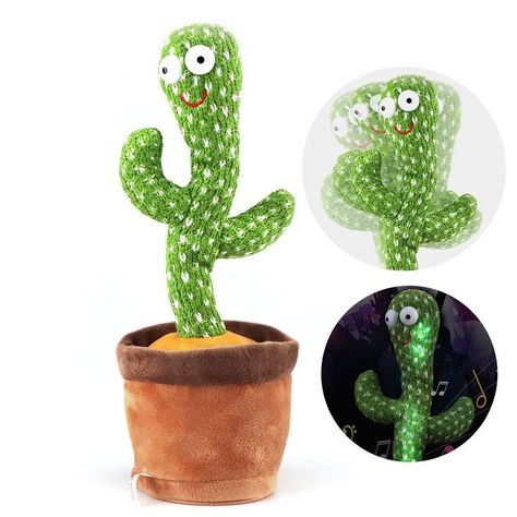 Dancing Cactus Toy,Talking Repeat Singing Sunny Cactus Toy,Sunny The Cactus,Sing,Repeat,Dancing,Recording,LED(120 Songs) Muñeca Baby Alive, Talking Toys, Musical Toys, Interactive Toys, Toy Figures, Educational Toys, Plush Toy, Plush Toys, Baby Toys