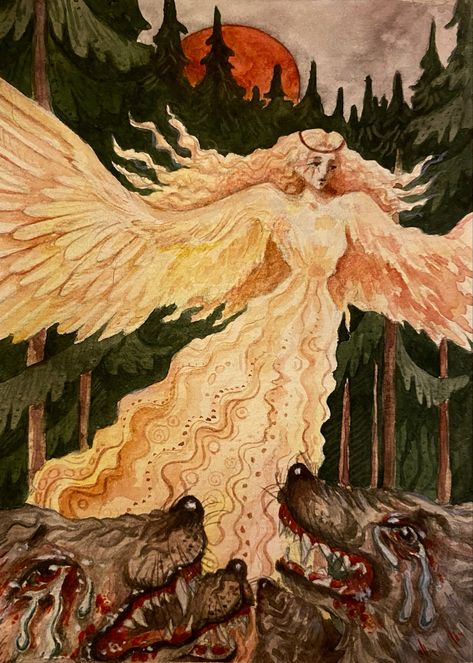 Vampire Folklore Art, Nordic Folklore Art, Irish Folklore Art, English Folklore Art, German Folklore Art, Lavestalu Art, Rusalka Art, Dark Fairytale Art, Folktale Art