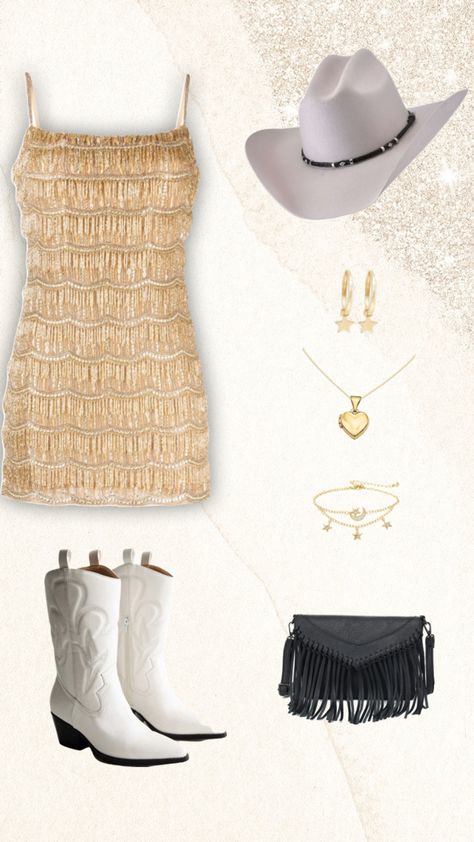 Taylor Swift Fearless Inspired Outfit #tsfearless #fearlesstv #fearlessoutfit #taylorswiftaesthetic #taylorswift Eras Tour Inspired Outfits, Fearless Outfits, Eras Tour Fearless, Whimsical Dresses, Outfits Taylor Swift, Fearless Taylor Swift, Edgy Street Style, Taylor Swift Fashion, Eras Outfits