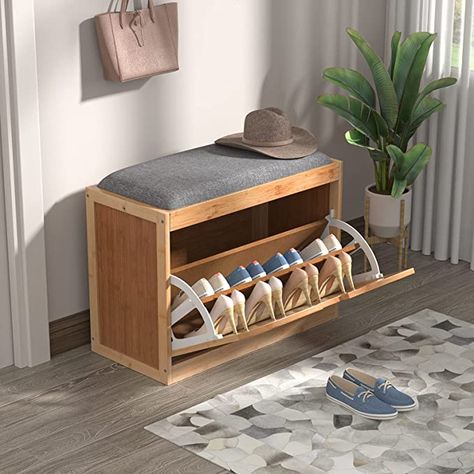 Shoe storage seat