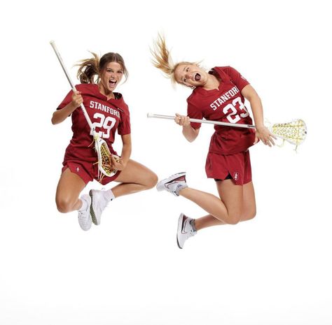 Lacrosse Senior Banner, Softball Media Day Poses Funny, Lax Media Day Poses, Softball Banner Poses, Girls Lacrosse Media Day, Lacrosse Picture Ideas, Golf Media Day Poses, College Softball Media Day Poses, Lacrosse Poses Photo Ideas