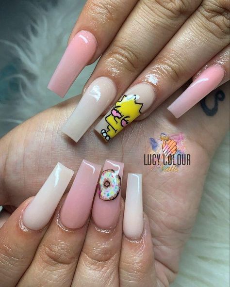 Nails Design 2022, Lisa Nails, Design Summer Nails, Lilac Nails Design, Men Nails, Holloween Nails, Yellow Nails Design, Lisa Lisa, Lilac Nails